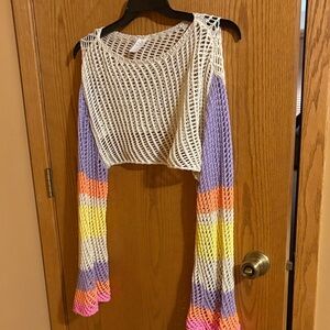 Colorful Knit Women's Sweater